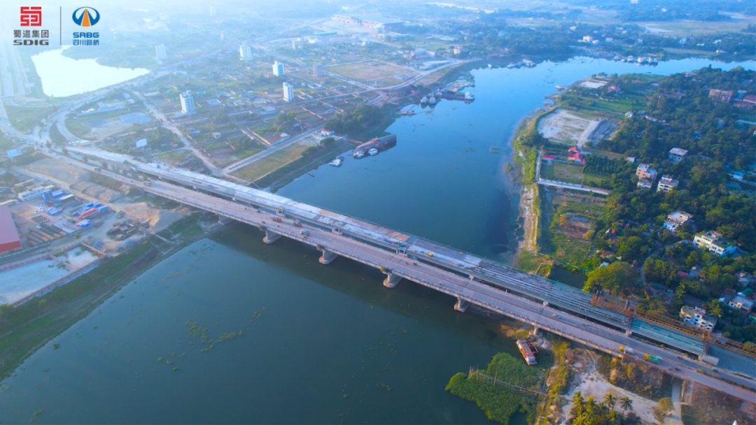 奋战四季度 大干一百天 | 孟加拉达卡绕城高速项目全线大桥T梁全部架设完成